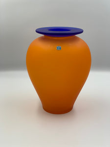 Murano Orange Vase