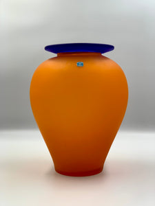 Murano Orange Vase