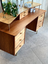 Load image into Gallery viewer, Retro Dresser with Swivel &amp; Tilt Mirrors
