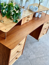 Load image into Gallery viewer, Retro Dresser with Swivel &amp; Tilt Mirrors
