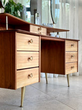 Load image into Gallery viewer, Retro Dresser with Swivel &amp; Tilt Mirrors
