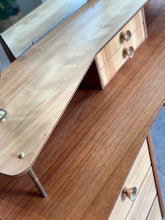Load image into Gallery viewer, Retro Dresser with Swivel &amp; Tilt Mirrors
