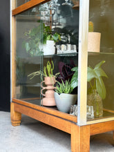 Load image into Gallery viewer, Vintage Glass &amp; Steel Framed Display Cabinet
