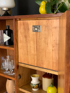 Vintage Drinks Cabinet / Bookcase