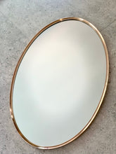 Load image into Gallery viewer, Oval Brass Wall Mirror
