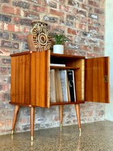 Load image into Gallery viewer, Mid-Century Record Storage Cabinet
