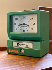 Vintage Payroll Time Recorder