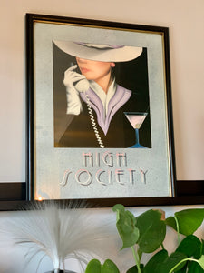 'High Society' Retro Prints