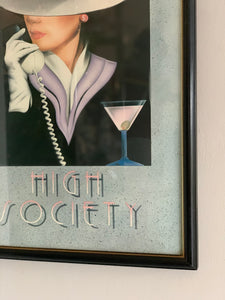 'High Society' Retro Prints
