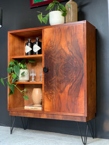 Vintage Drinks Cabinet / Bookcase