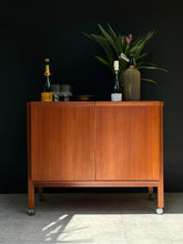 Load image into Gallery viewer, Expandable Teak Bar Cart by Niels Erik Glasdam Jensen - Denmark
