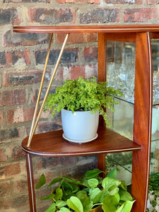 Retro display/drinks cabinet with brass detail