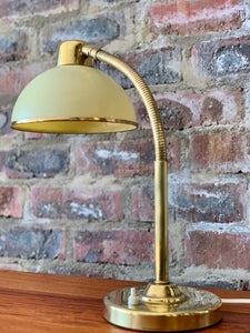 Brass table lamp