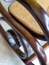 Load image into Gallery viewer, Vintage Bentwood Cane Rocking Chair
