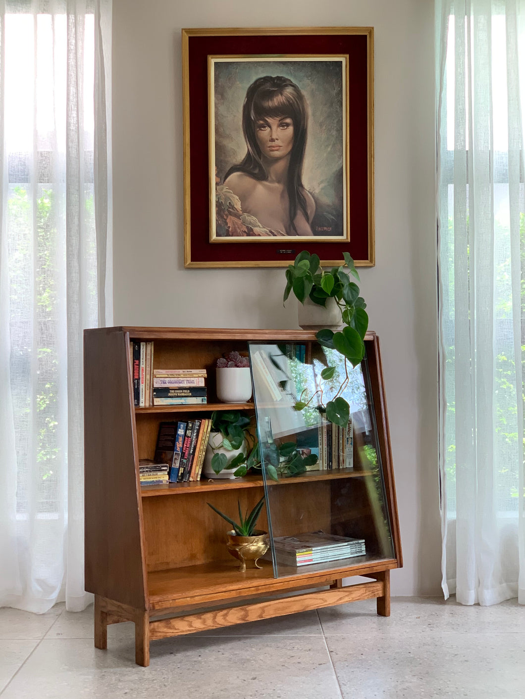 Mid-Century, G-Plan Glass Fronted Cabinet