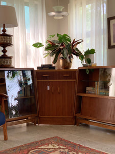 Mid-Century, G-Plan Glass Fronted Cabinet