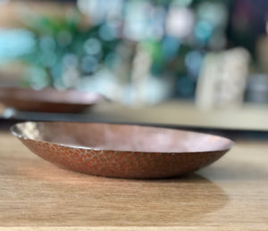 Red copper dish