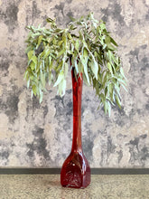 Load image into Gallery viewer, Tall Red Glass Vase
