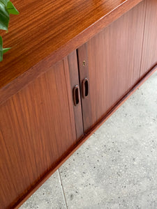 Mid-Century Tambour-door Sideboard