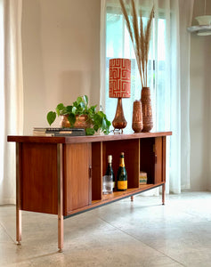 Mid-Century Tambour-door Sideboard