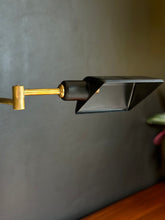 Load image into Gallery viewer, Brass &amp; Black Vintage Desk Lamp

