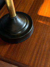 Load image into Gallery viewer, Brass &amp; Black Vintage Desk Lamp

