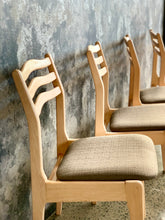 Load image into Gallery viewer, Set of 6 Beechwood Dining Chairs
