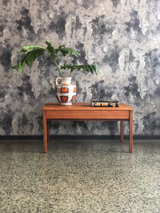 Meredew teak coffee table with drawer