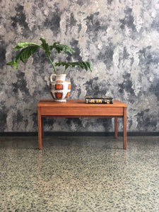 Meredew teak coffee table with drawer