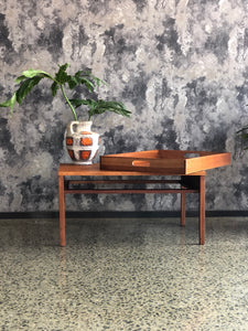 Meredew teak coffee table with drawer