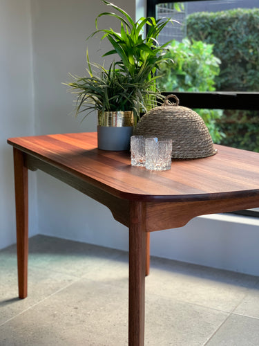 solid wood dining table