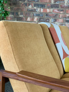 Mid-Century Three Seater Couch