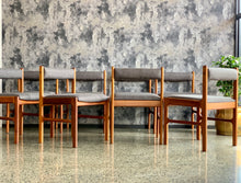 Load image into Gallery viewer, Set of 8 Mid-century modern McIntosh dining room chairs
