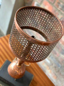 Copper table lamp