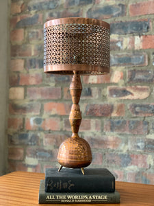 Copper table lamp