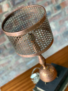 Copper table lamp