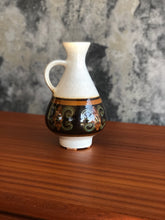 Load image into Gallery viewer, West German brown &amp; green pottery vase
