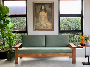 Mid-Century Kiaat Couch